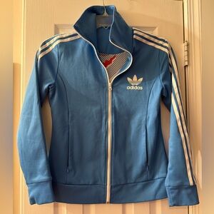 Light Blue Adidas Track Jacket